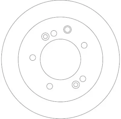 Juego de discos de freno TRW DF4394 TRW DF4394 Mejor Calidad